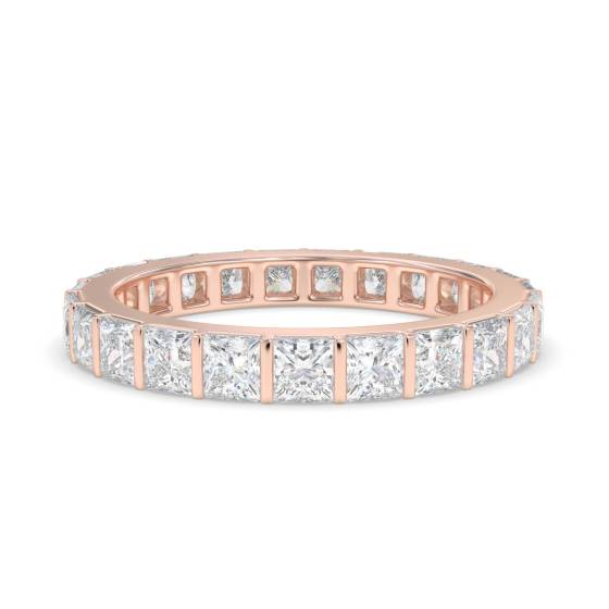 Unique Princess Diamond Eternity Ring