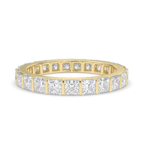 Unique Princess Diamond Eternity Ring