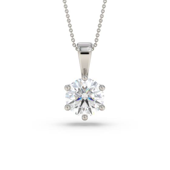 0.15 SI/G-H Round Diamond Pendant