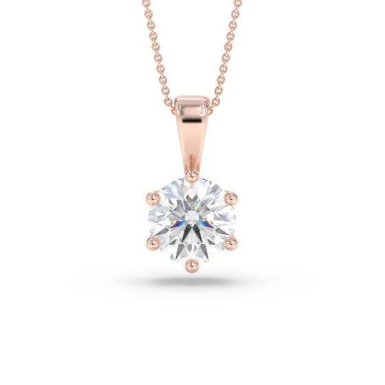 0.15 SI/G-H Round Diamond Pendant