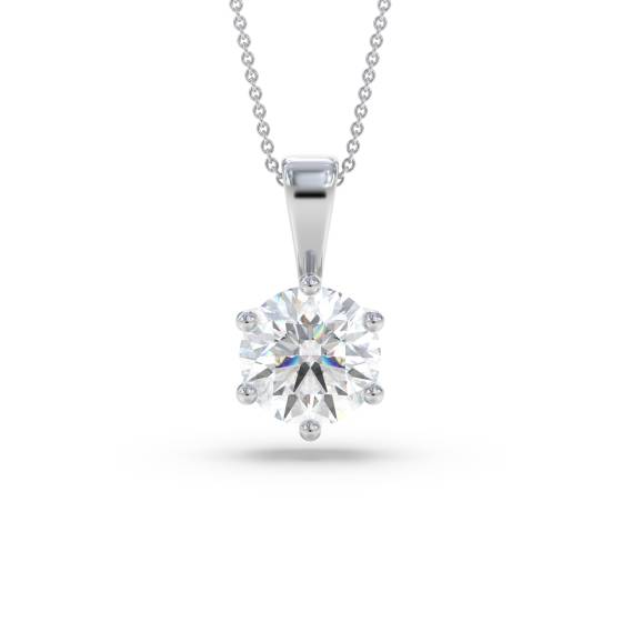 0.15 SI/G-H Round Diamond Pendant
