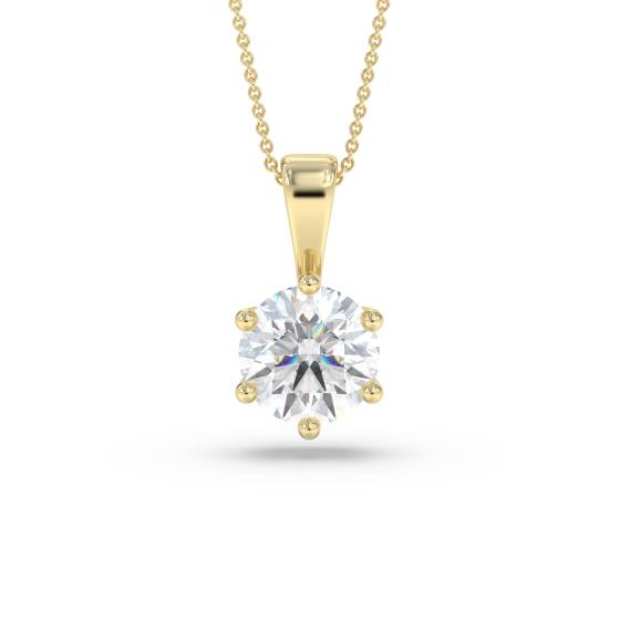 0.15 SI/G-H Round Diamond Pendant