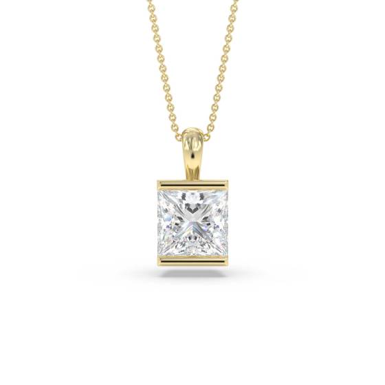 Princess Diamond Pendant
