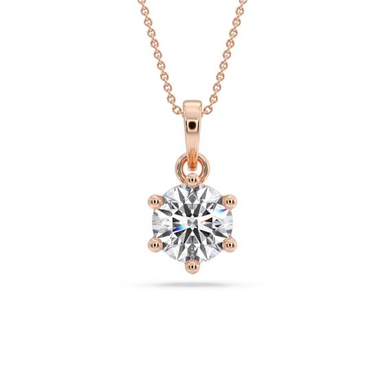 Round Diamond Pendant