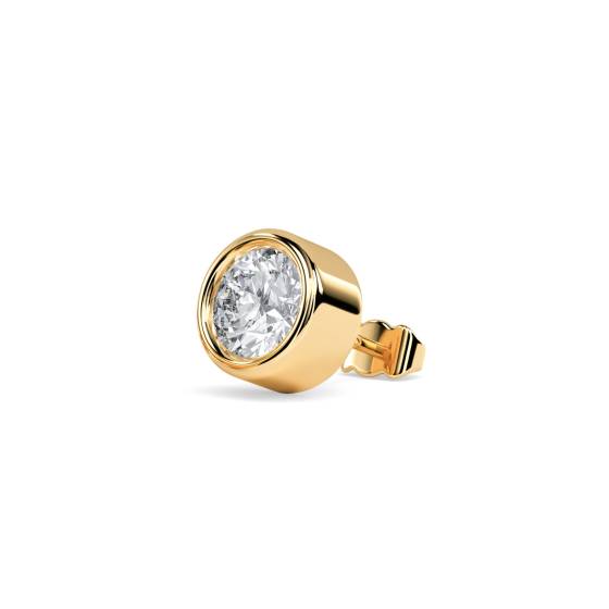 Mens Diamond Single Stud Earring