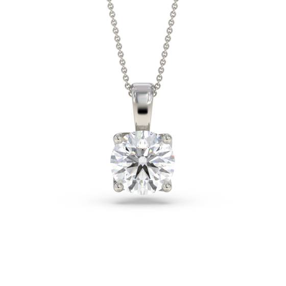 Round Diamond Pendant