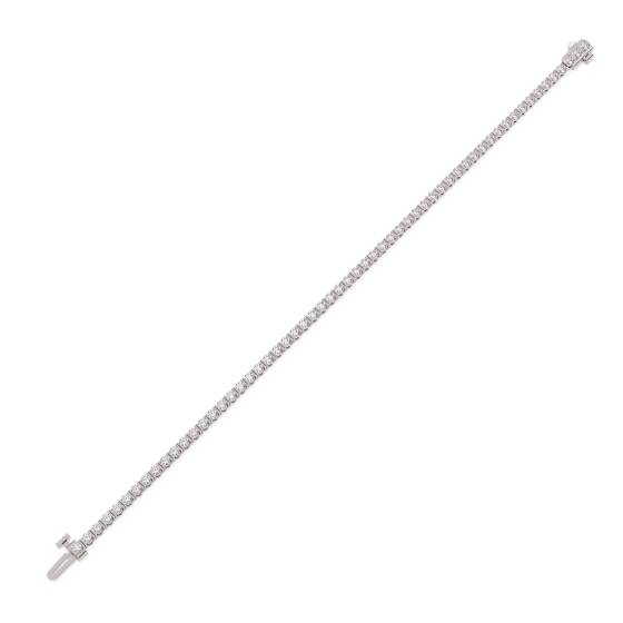 Unique Round Diamond Tennis Bracelet