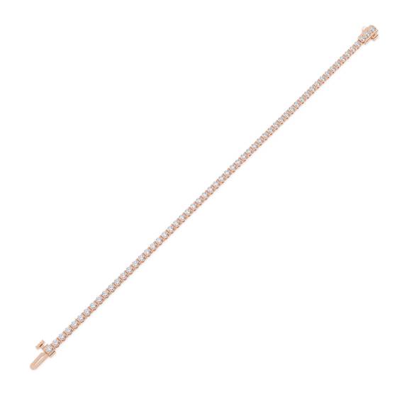 Unique Round Diamond Tennis Bracelet