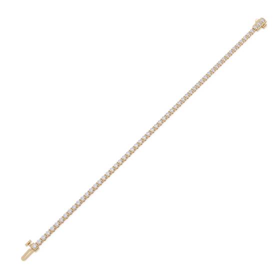 Unique Round Diamond Tennis Bracelet