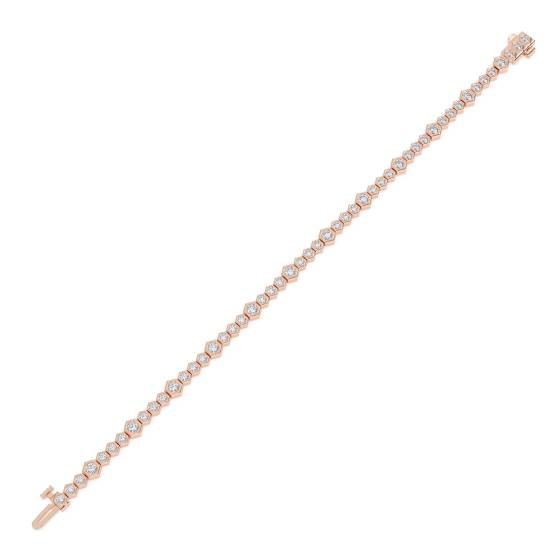 Round Cut Diamond Bracelet