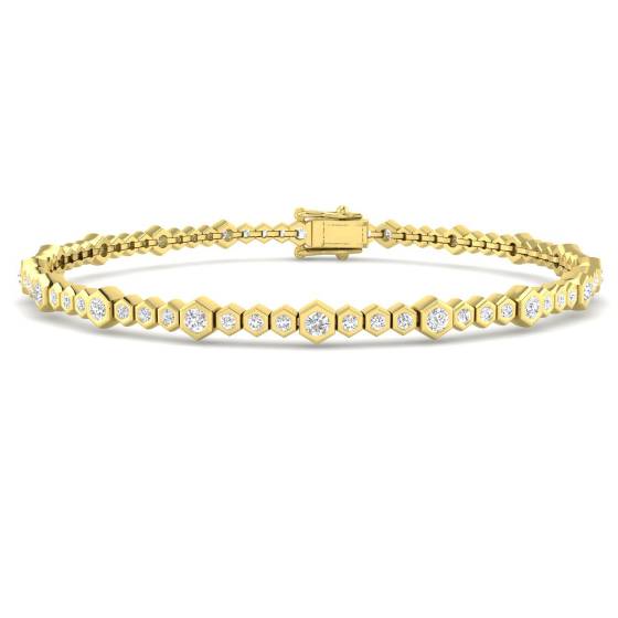 Round Cut Diamond Bracelet