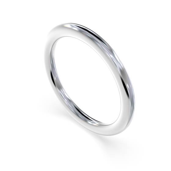2mm Ultra Lightweight Traditional Court Wedding Ring