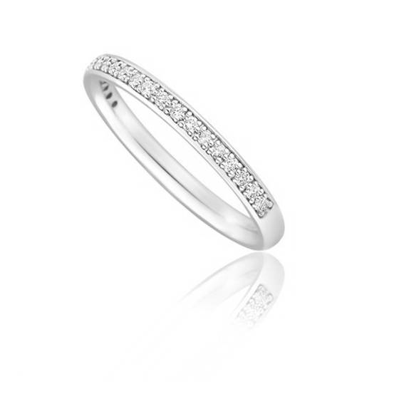 0.30ct VS/F-G Round Natural Diamond Wedding Ring