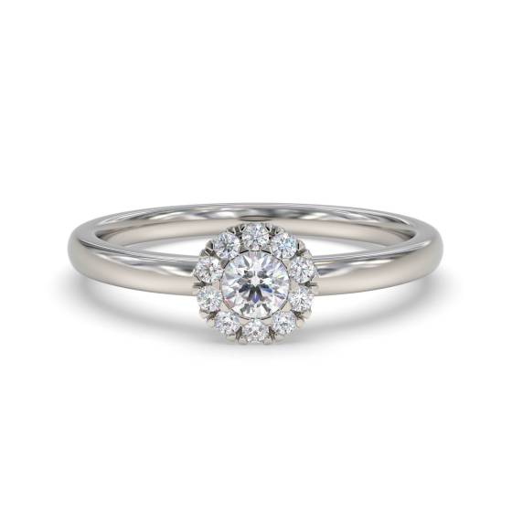 0.10ct VS/G-H Round Diamond Set Cluster Ring