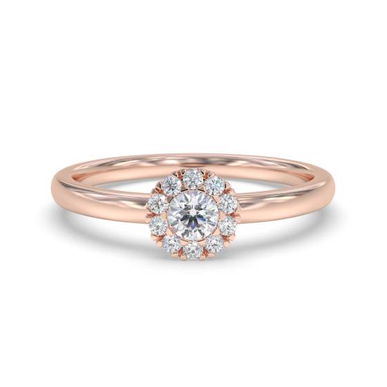 0.10ct VS/G-H Round Diamond Set Cluster Ring