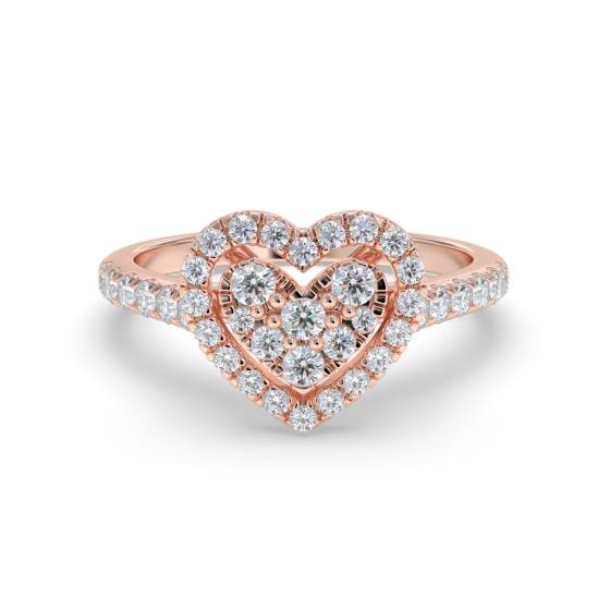 0.40ct VS/G-H Round Diamond Set Cluster Ring