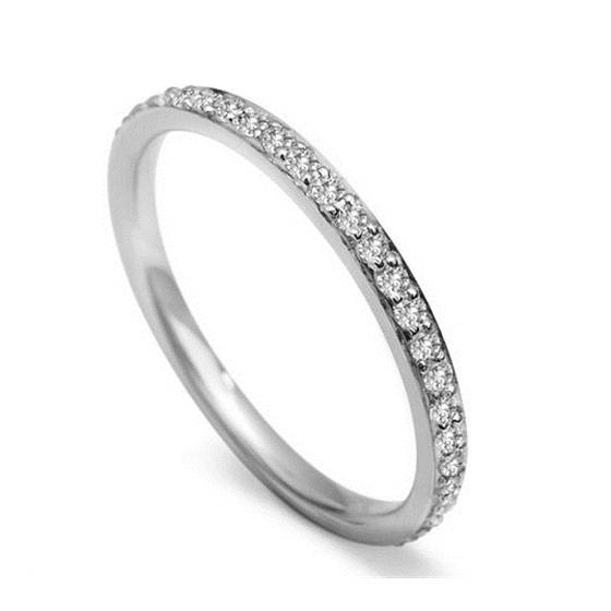 0.40ct VS/E-F Natural Diamond Full Set Band