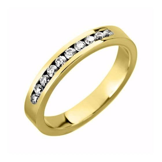 3.5mm Diamond Half Eternity/Wedding Ring