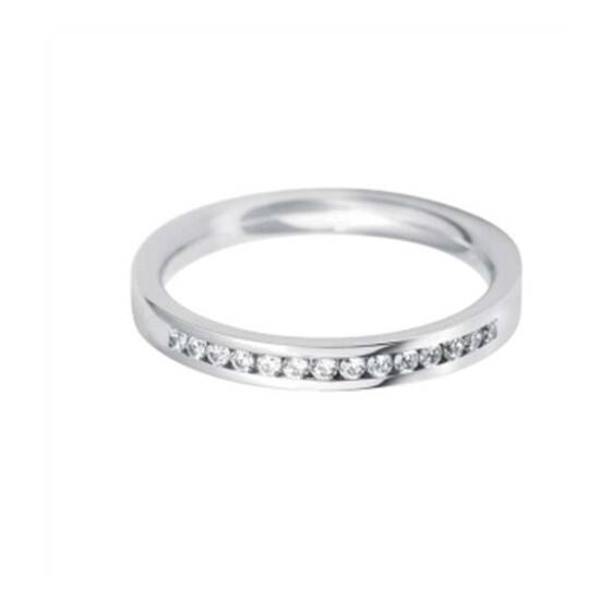 2.5mm Round Diamond 40% Wedding Ring