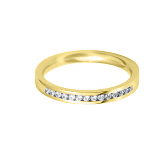 2.5mm Round Diamond 40% Wedding Ring