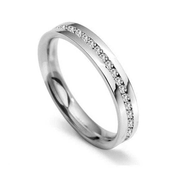 3.5mm Round Diamond 40% Wedding Ring