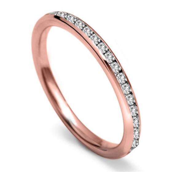 2.5mm Round Diamond 40% Wedding Ring