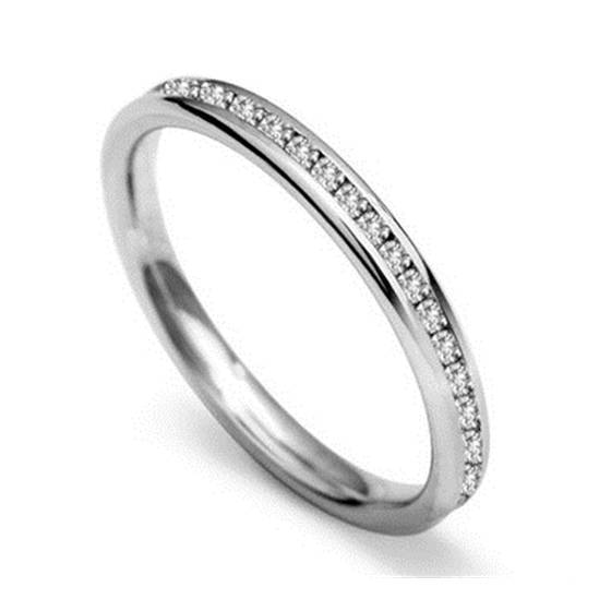 2.5mm Round Diamond 40% Wedding Ring