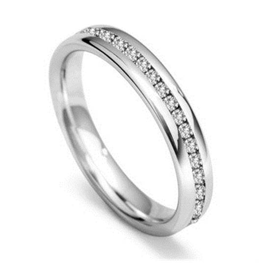 3.5mm Round Diamond 40% Wedding Ring