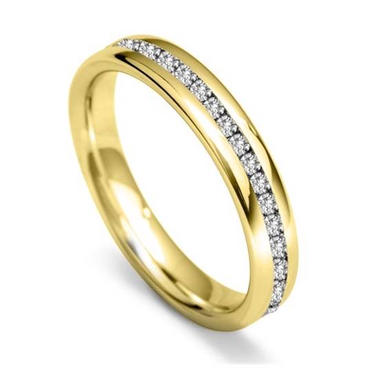 3.5mm Round Diamond 40% Wedding Ring