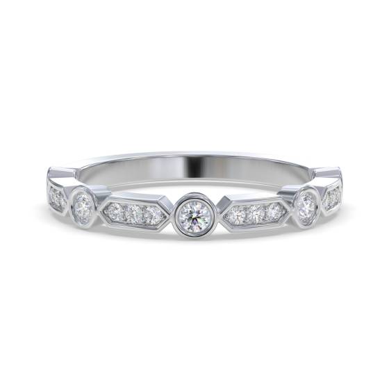 2.5mm Designer Diamond Wedding Ring