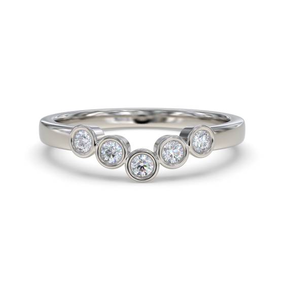 2.5mm Designer Diamond Wedding Ring
