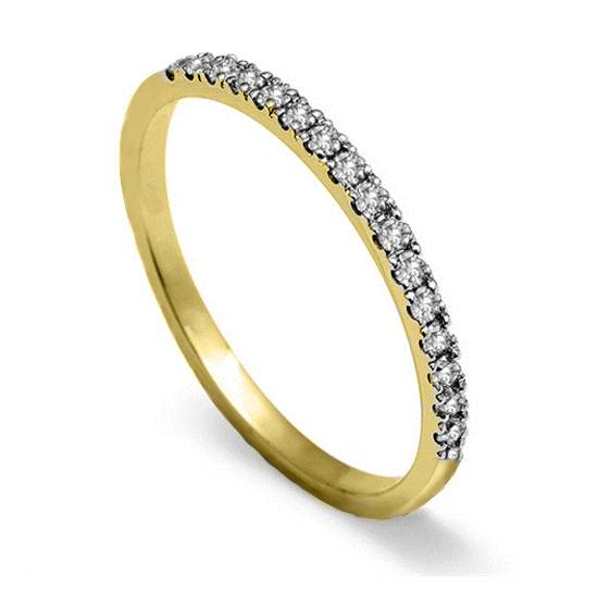 60% Round Diamond Vintage Wedding Ring