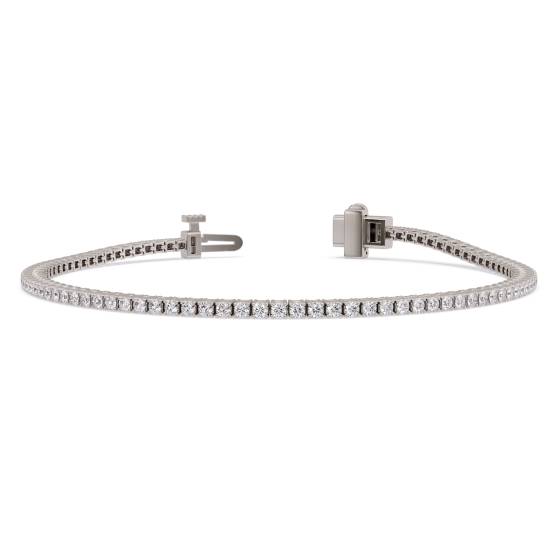 Classic Single Row Diamond Tennis Bracelet
