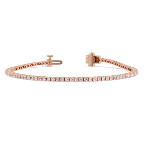 Classic Single Row Diamond Tennis Bracelet