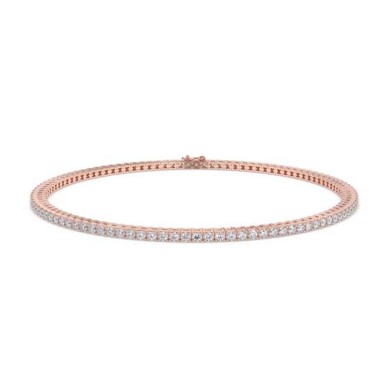 Classic Single Row Diamond Tennis Bracelet