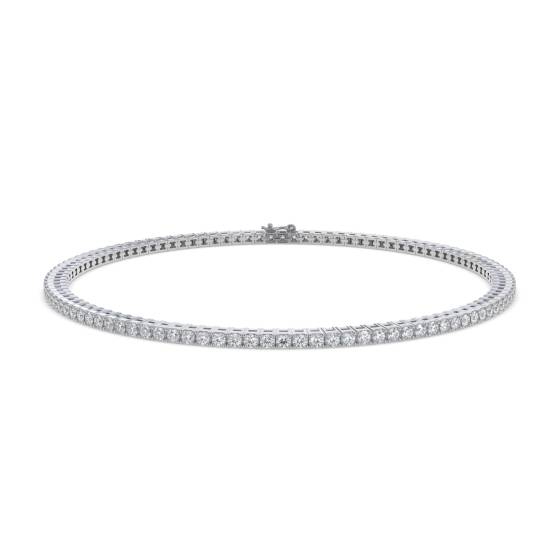 Classic Single Row Diamond Tennis Bracelet
