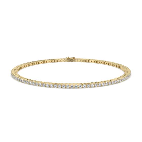 Classic Single Row Diamond Tennis Bracelet