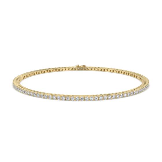 2.05ct SI/D-E Classic Single Row Natural Diamond Tennis Bracelet