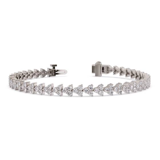Round Diamond Tennis Bracelet