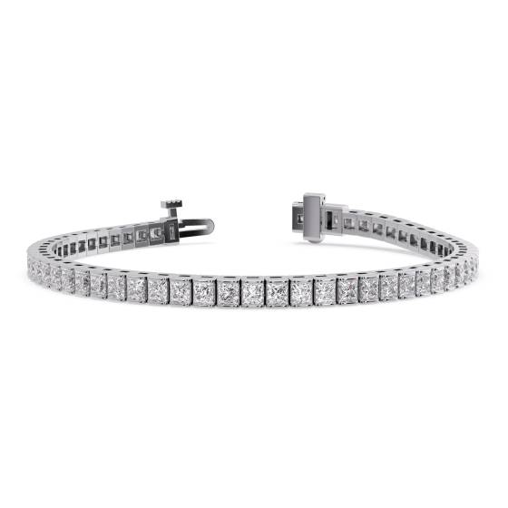 Unique Princess Diamond Tennis Bracelet