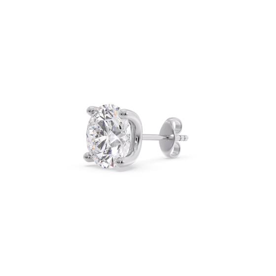 Mens Diamond Single Stud Earring