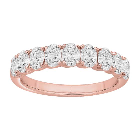 1.20ct Oval 9 Stone Diamond Ring