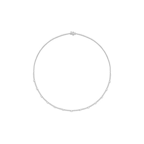 4ct Round Diamond Designer Tennis Necklace