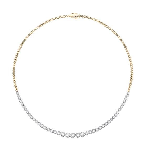 Round Diamond Lab Grown Necklace