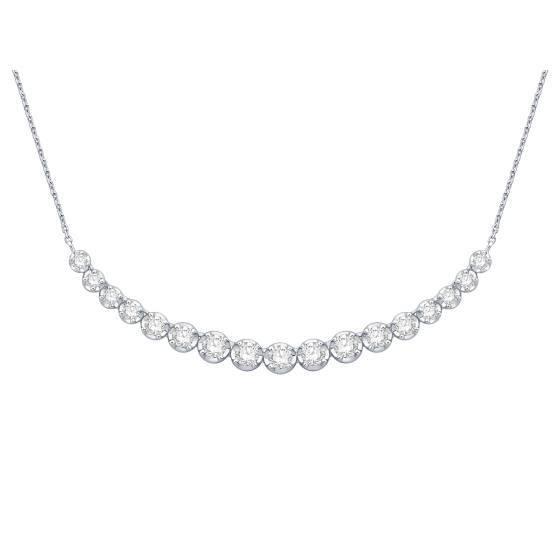 Round Diamond Lab Grown Necklace