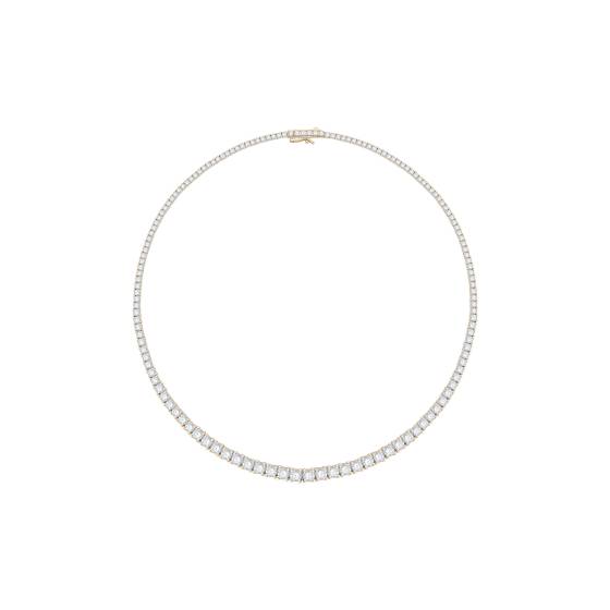 Labgrown Diamonds Graduating Tennis Necklace