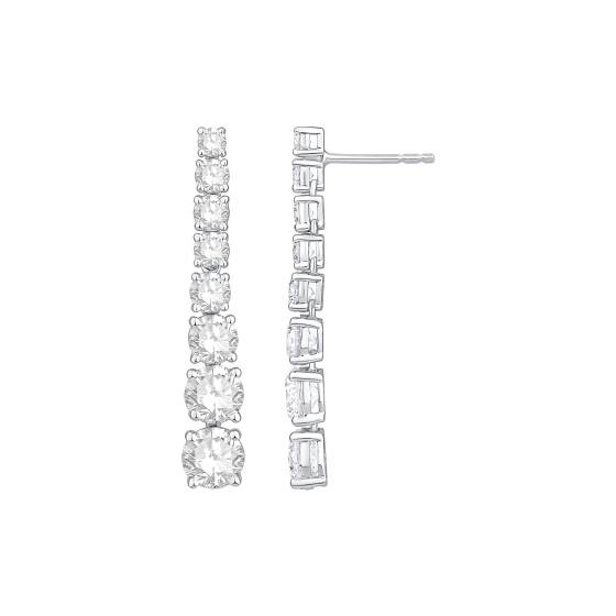 Labgrown Diamonds Graduating Drop Earrings