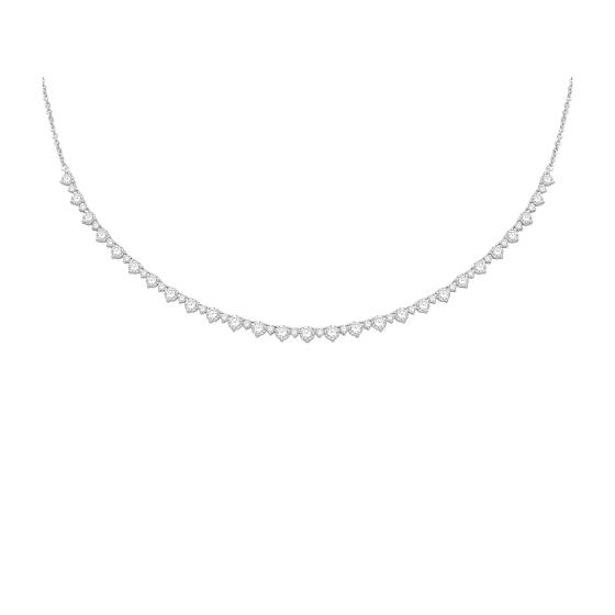 Round Diamond Lab Grown Necklace