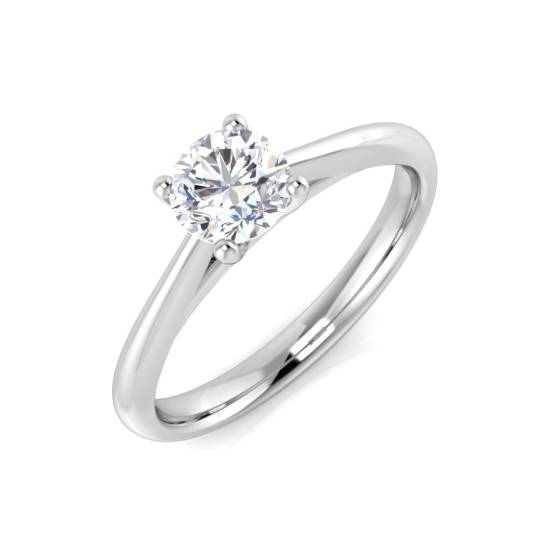 0.5ct LAB/LAB Round Cut Lab Diamond Engagement Rings