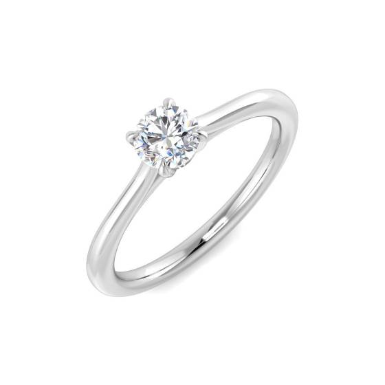 0.4ct LAB/LAB Round Cut Lab Diamond Engagement Rings